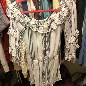 American Eagle off the shoulder romper